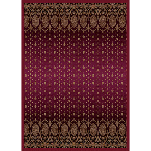 Bassetti  Plaid | GOLD DECOR R1 red | ...various sizes!