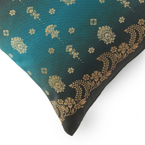 Bassetti  Bassetti Tavola Kissen | GOLD DECOR  V1 petrol