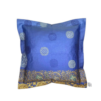 Bassetti Kissenbezug | PALLAVICINO C1 blau-violett | 100% Baumwolle Bassetti Kissenbezug | PALLAVICINO C1 blau-violett | 100% Baumwolle