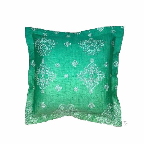 Bassetti   Bettwäsche + Kissenbezüge | KERALA V1 petrol-grass | ...verschiedene Größen!