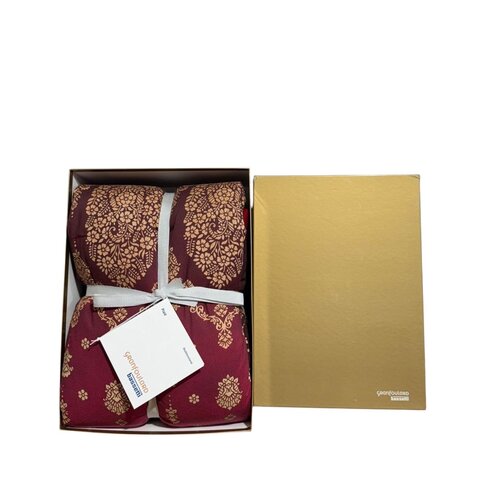 Bassetti  Plaid | GOLD DECOR R1 red | ...various sizes!