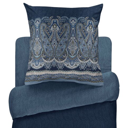 Bassetti  Bettwäsche oder Kissenbezug | SABBIONETA B1 blau| Limited Edition