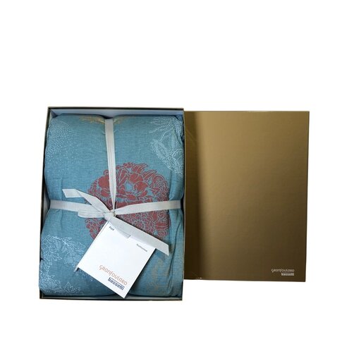 Bassetti  Plaid | FLORENCE T1 turquoise | ...various sizes!