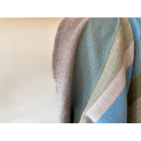 coastland  Wolldecke - FreeFlowMind | horizont-lichtgrün | 145/200 cm