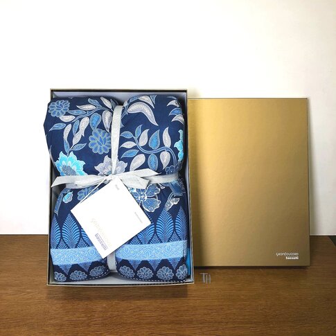 Bassetti  Plaid | VARIGOTTI  B1 blau  | 135/190 cm