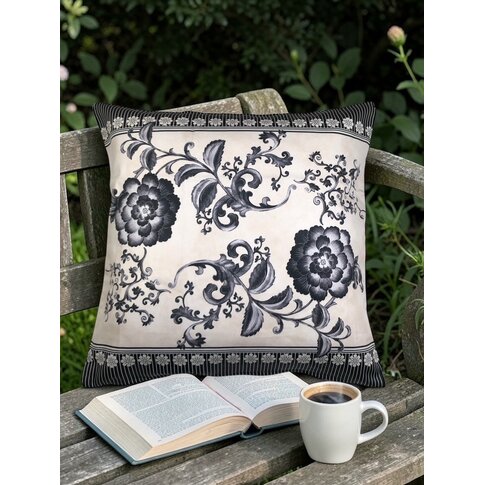 Bassetti  Bassetti Tavola Cushion | PARAGGI V20 ivory-black