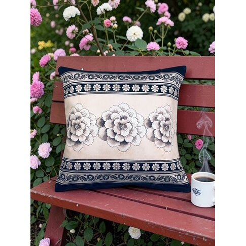 Bassetti  Bassetti Tavola Cushion | PARAGGI V20 ivory-black