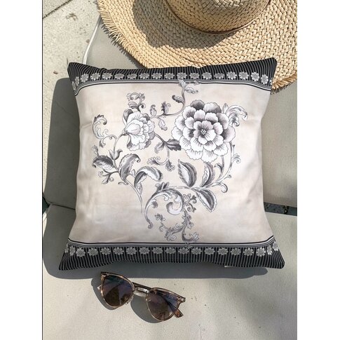 Bassetti  Bassetti Tavola Cushion | PARAGGI V20 ivory-black