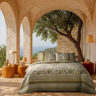 Bassetti  Bed linen | VARIGOTTI V1 sage | 100% cotton