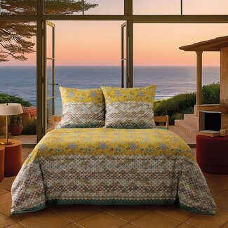 Bassetti  Bedspread | TIGULLIO Y1 gold-yellow | 100% cotton