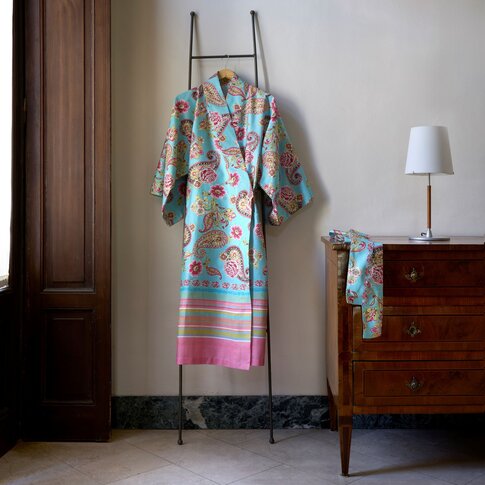 Bassetti  Bassetti Kimono | RAPALLO T1 turchese   | ...zwei Größen!