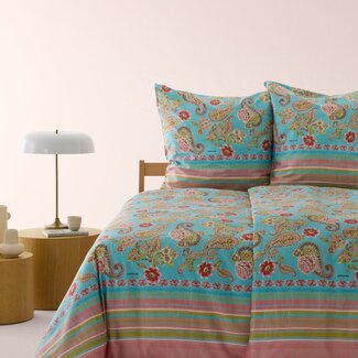 Bassetti  Bed linen | RAPALLO T1 turquoise-fuchsia | 100% cotton