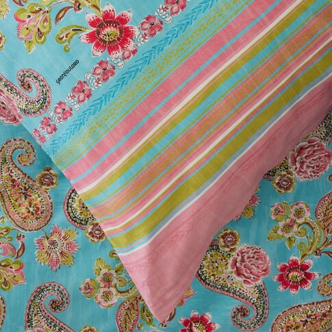 Bassetti   Bed linen or pillowcases | RAPALLO T1 turquoise-fuchsia