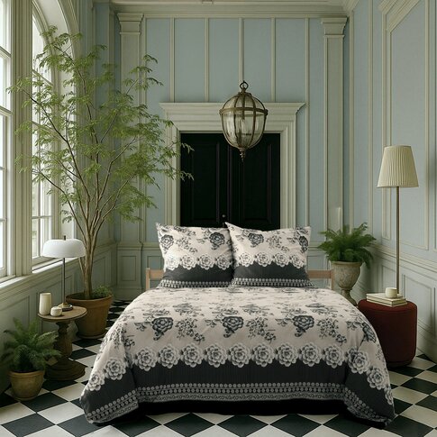 Bassetti   Bed linen or pillowcases | PARAGGI v20 ivory-black