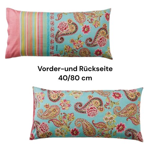 Bassetti   Bed linen or pillowcases | RAPALLO T1 turquoise-fuchsia