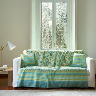 Bassetti Granfoulard | RAPALLO V1 lime green | 100% cotton Bassetti Granfoulard | RAPALLO V1 lime green | 100% cotton