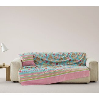 Bassetti Granfoulard | RAPALLO T1 turquoise-fuchsia | 100% cotton Bassetti Granfoulard | RAPALLO T1 turquoise-fuchsia | 100% cotton