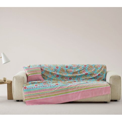 Bassetti  Granfoulard | RAPALLO T1 turquoise-fuchsia | 100% cotton