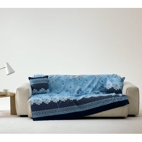 Bassetti  Bassetti Granfoulard | PARAGGI B1 blau | Das große Tuch...