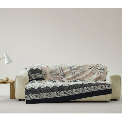 Bassetti  Bassetti Granfoulard | PARAGGI V20 ivory-black | The large scarf...