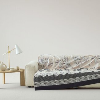 Bassetti  Granfoulard | PARAGGI V20 ivory-black | 100% cotton