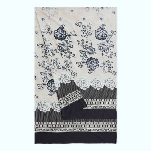 Bassetti  Bassetti Granfoulard | PARAGGI V20 ivory-black | The large scarf...