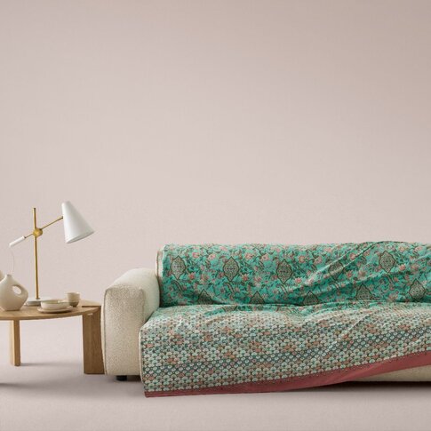 Bassetti  Bassetti Granfoulard | TIGULLIO V1 aqua green | The large scarf...