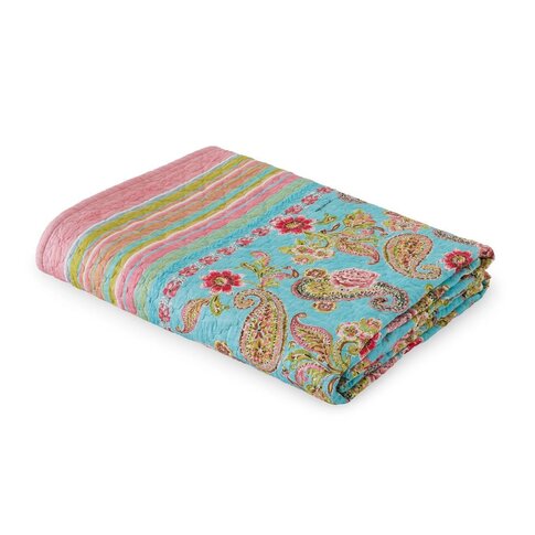 Bassetti  Bassetti Tagesdecke | RAPALLO T1 türkis-fuchsia | ...verschiedene Größen