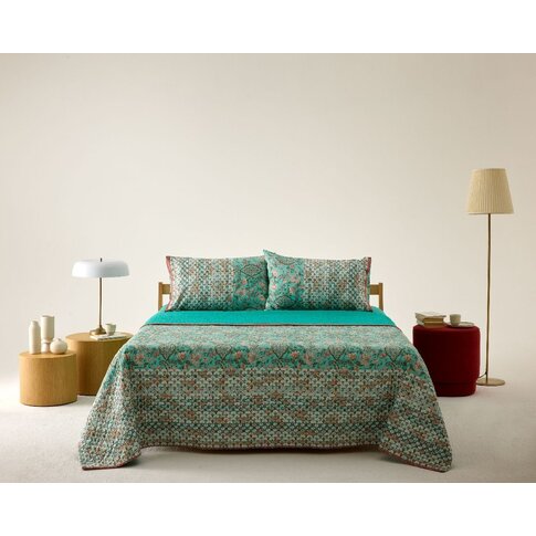 Bassetti  Bassetti Bedspread | TIGULLIO V1 aqua green | ...various sizes