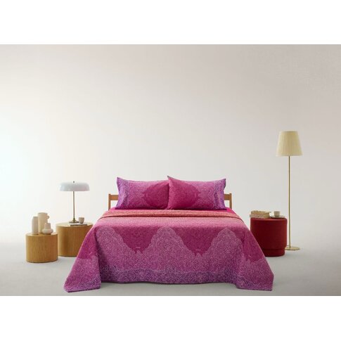 Bassetti  Bedspread | DOLCEACQUA P1 fuchsia | 100% cotton