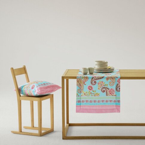 Bassetti  Bassetti Table Linen | RAPALLO T1 turquoise-rose | ...various sizes
