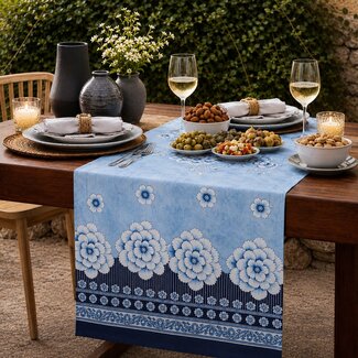 Bassetti  Table linen | PARAGGI B1 blue | 100% cotton