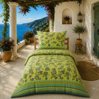 Bassetti Bettwäsche | RAPALLO V1 limette | 100% Baumwolle Bassetti Bettwäsche | RAPALLO V1 limette | 100% Baumwolle