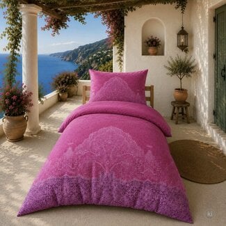 Bassetti Bettwäsche | DOLCEACQUA P1 fuchsia | 100% Baumwolle Bassetti Bettwäsche | DOLCEACQUA P1 fuchsia | 100% Baumwolle