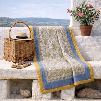 Bassetti  Plaid | TIGULLIO C1 pastel | 135/190 cm, Outer material: 100% cotton, Filling: 100% polyester