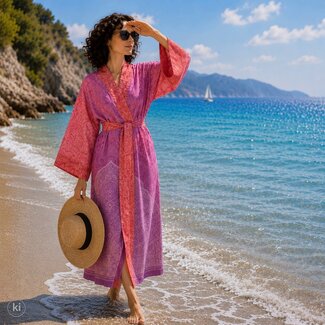 Bassetti  Kimono | DOLCEACQUA P1 fuchsia | 100% Baumwolle