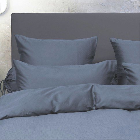 HnL HnL | Satin sheets | Puntini, blue-steel | 135/200, 80/80 cm