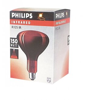 Philips Warmtelamp rood  e27