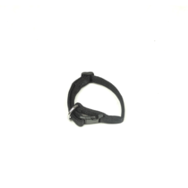 KLD Halsband nylon met zachte voering+snelsluiting 10mm x 20-30cm - zwart