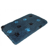 Origineel Engels Vetbed blauw met pootjes  30 mm  met antislip 150 cm  breed per strekkende meter