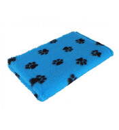 Origineel Engels Vetbed blauw met pootjes  30 mm  met antislip 150 cm  breed per strekkende meter