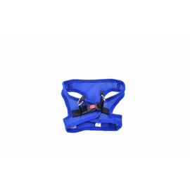 De-Tail Harnass  polyster zacht maat S  30-32 cm Rood -Zwart of Blauw
