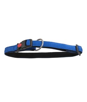 De-Tail Halsband Nylon met zachte voering en snelsluiting 25 mm x 50-65 cm