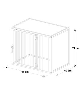 Hundos Hondenbench  model DL maat M