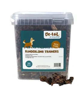 De-Tail Hondenbeloningsnoepjes long trainers 100% vlees  emmer 5 liter -1kg