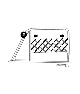 Trixie Auto ventilatierooster 30-110 cm