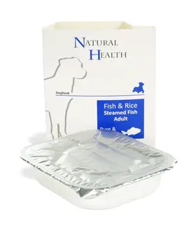 Natural Health  Dog Steamed P&S Fish & Rice omdoos 7x 395 gram