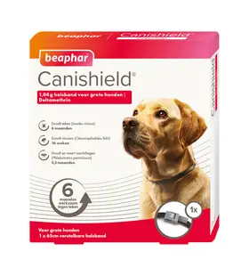 Beaphar Vlooienband en tekenband Canishield hond groot