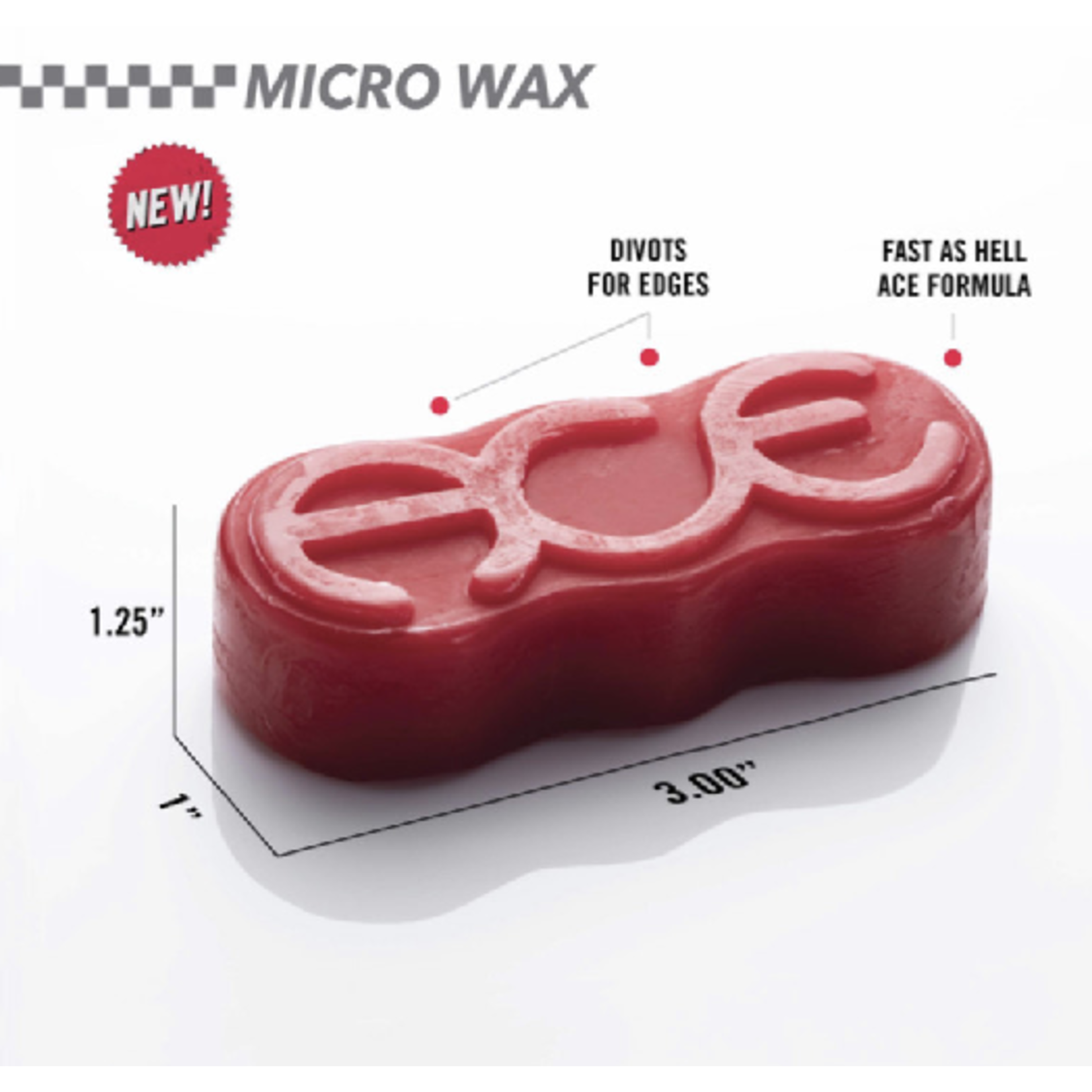 ACE ACE SKATE WAX - RED