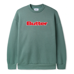 BUTTER GOODS Butter Goods Chenille Logo Crewneck Spruce
